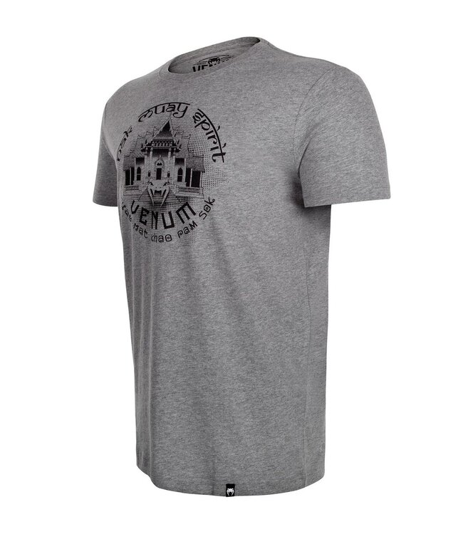 Venum Thai Temple Baumwolle T-Shirt Grau