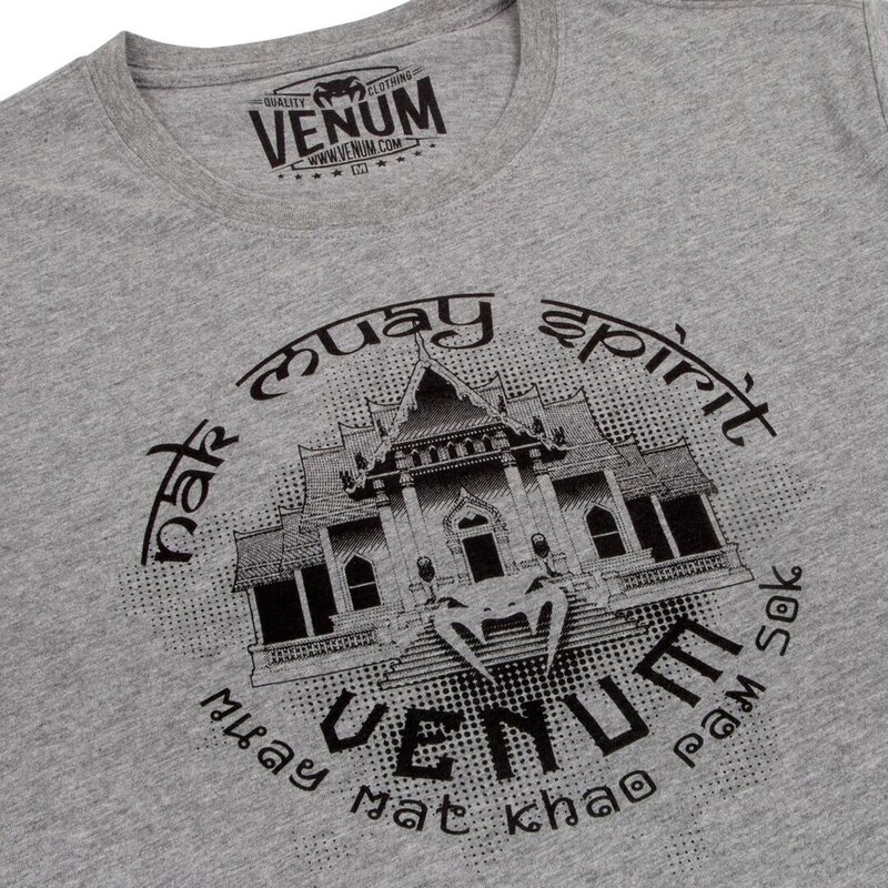 Venum Venum Thai Temple Cotton T Shirt Grey