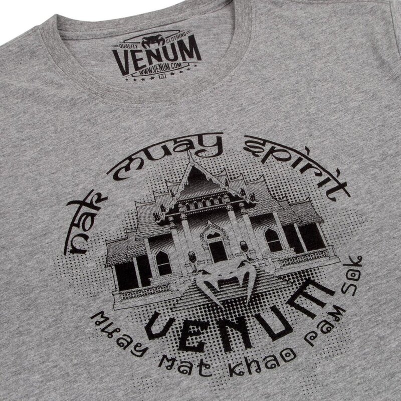 Venum Venum Thai Temple Katoenen T-shirt Grijs