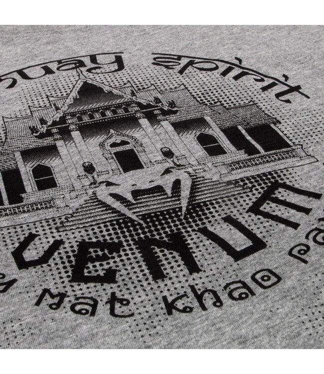 Venum Thai Temple Baumwolle T-Shirt Grau