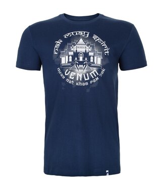 Venum Venum Thai Temple Baumwolle T-Shirt Blau Venum Venum Thai Temple Baumwolle T-Shirt Blau