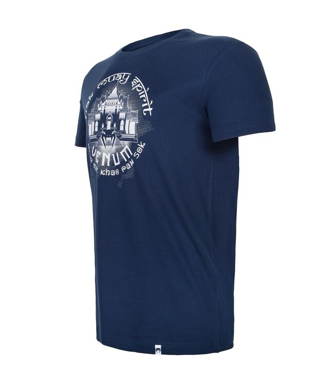 Venum Thai Temple Katoenen T-shirt Blauw