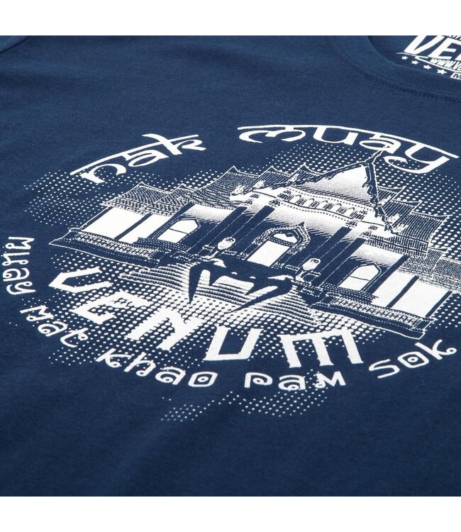 Venum Thai Temple Baumwolle T-Shirt Blau