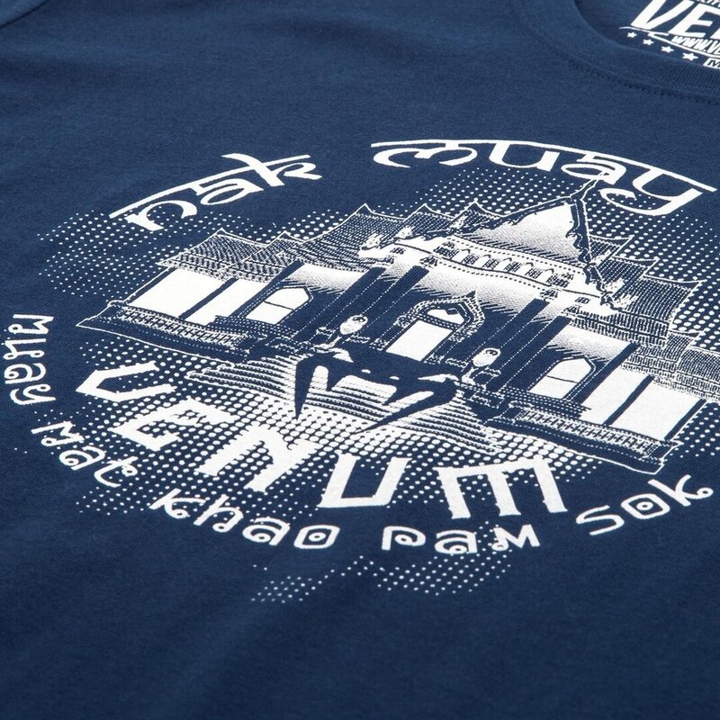 Venum Venum Thai Temple Baumwolle T-Shirt Blau