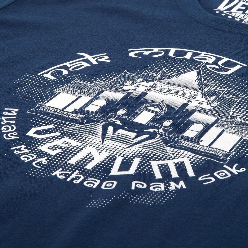 Venum Venum Thai Temple Katoenen T-shirt Blauw