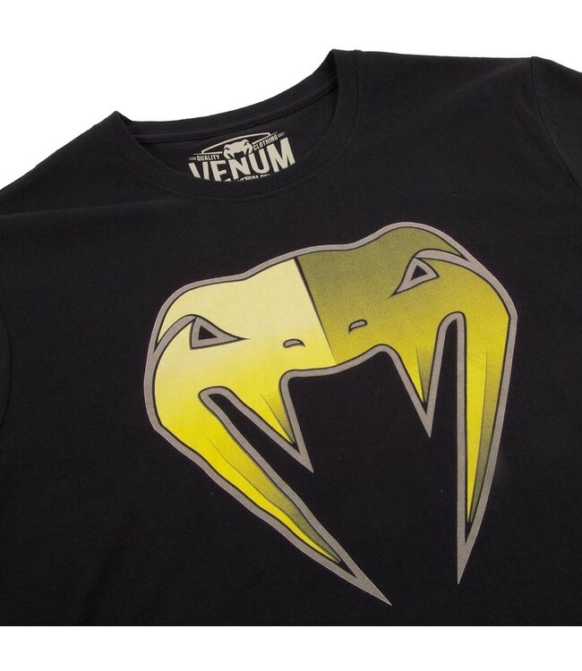 Venum Shadow Cotton T Shirt Black Yellow