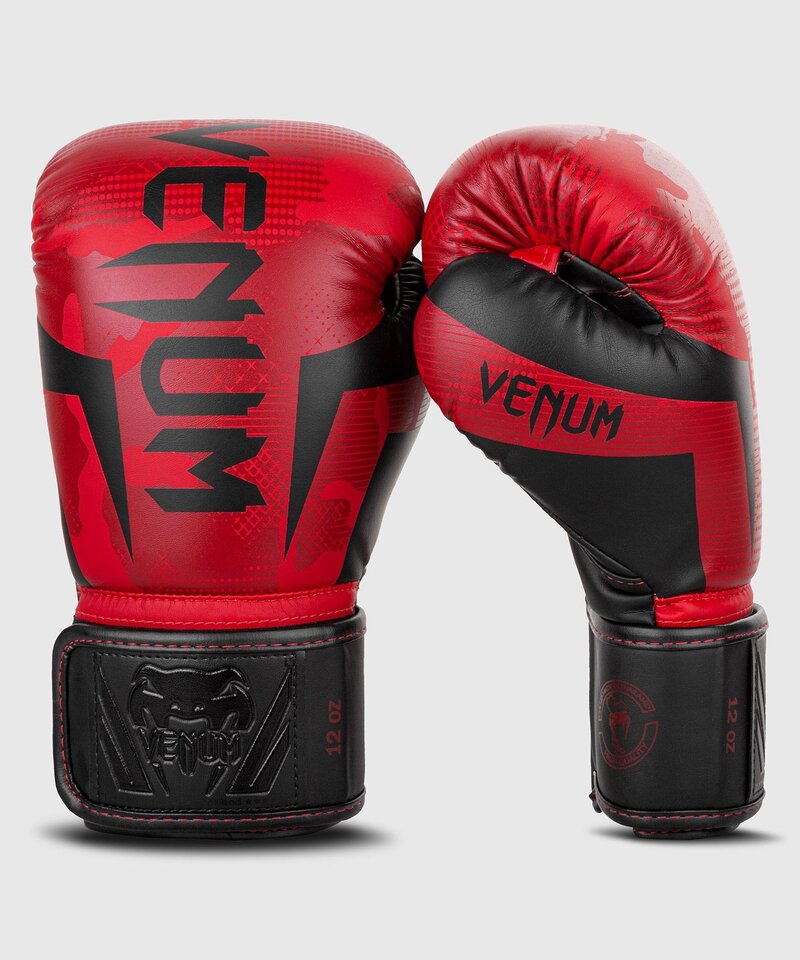 Venum Venum Elite Boxing Gloves Camo Red Black