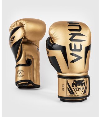 Venum Fightwear – Official Collection - Fightwear Shop Venum Elite Boxhandschuhe Mikrofaser Gold Schwarz