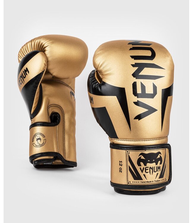 Venum Venum Elite Boxhandschuhe Mikrofaser Gold Schwarz