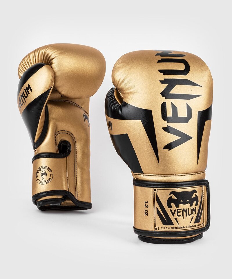 Venum Venum Elite Boxing Gloves Microfiber Gold Black