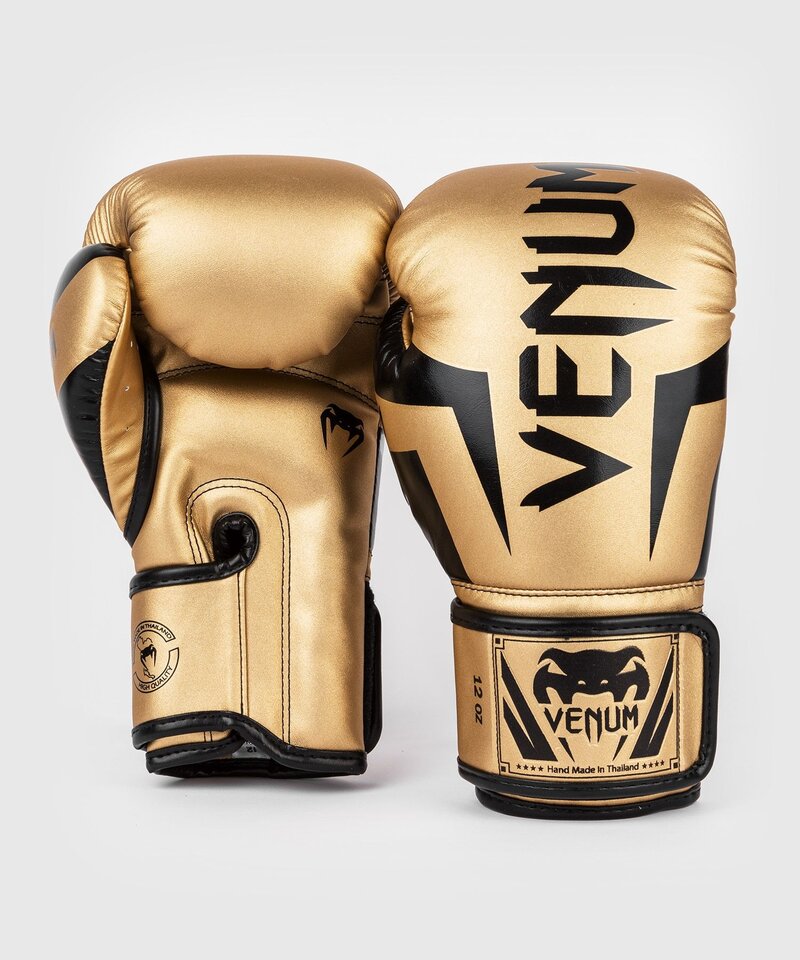 Venum Venum Elite Boxhandschuhe Mikrofaser Gold Schwarz