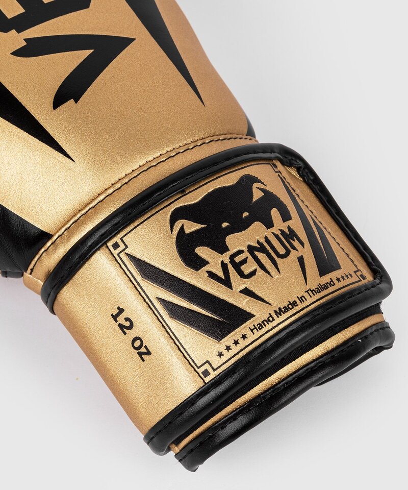 Venum Venum Elite Boxhandschuhe Mikrofaser Gold Schwarz