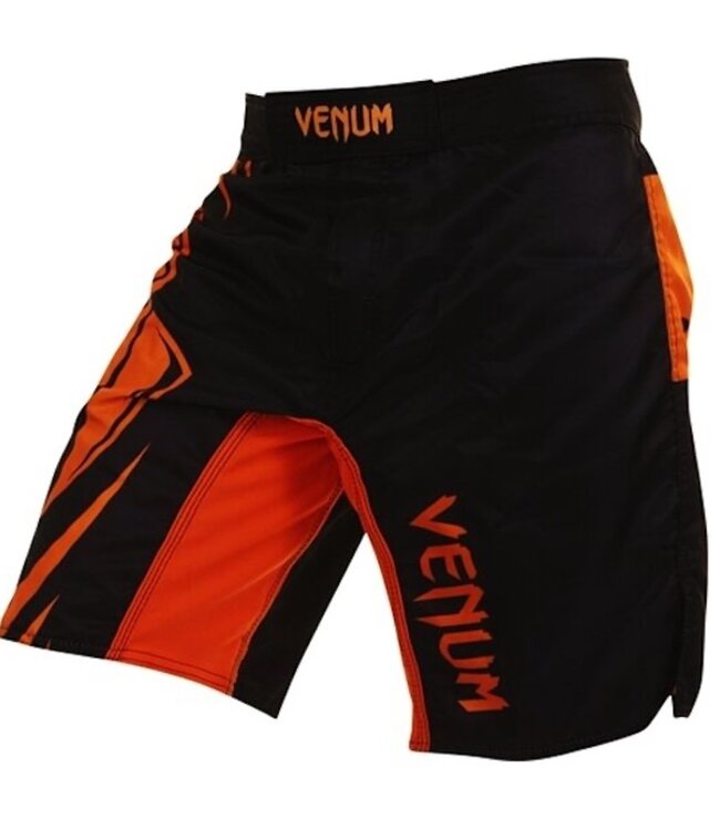 Venum Fightshorts Wanderlei Silva Wand Shadow Schwarz Orange