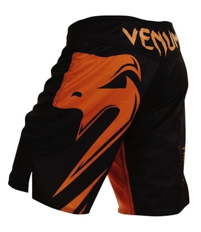 Venum Fightshorts Wanderlei Silva Wand Shadow Schwarz Orange