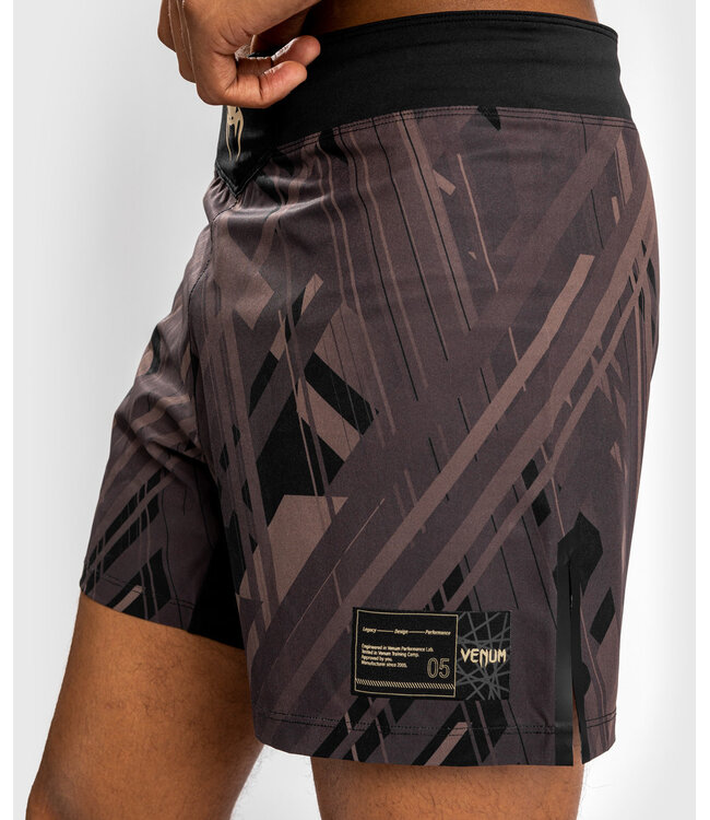 Venum Tecmo 2.0 Fight Shorts Black Brown
