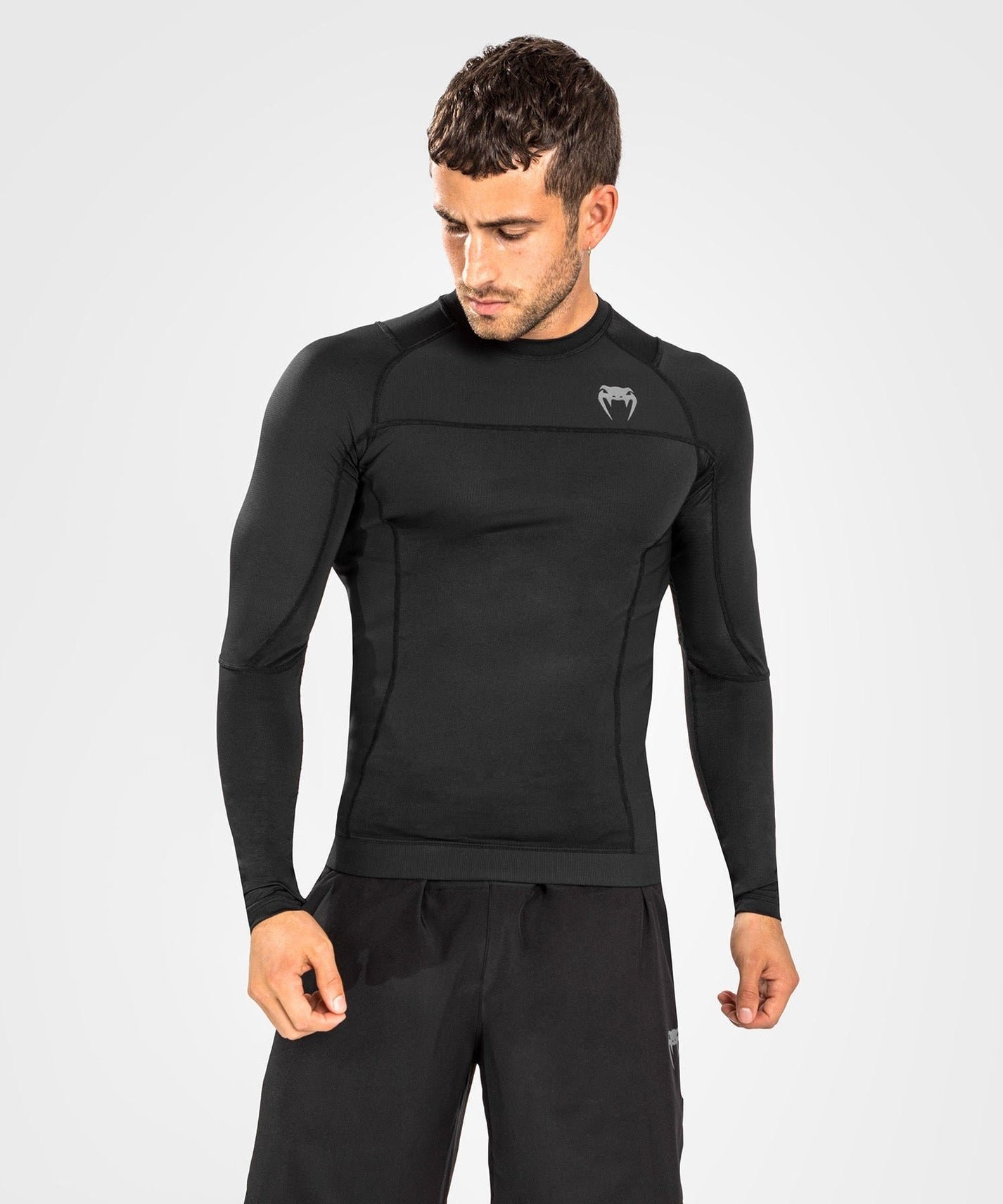 Venum G-Fit Air Long Sleeves Rash Guard Black