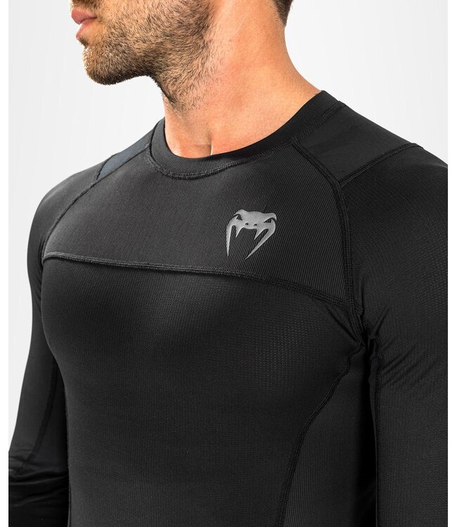 Venum G-Fit Air Long Sleeves Rash Guard Black