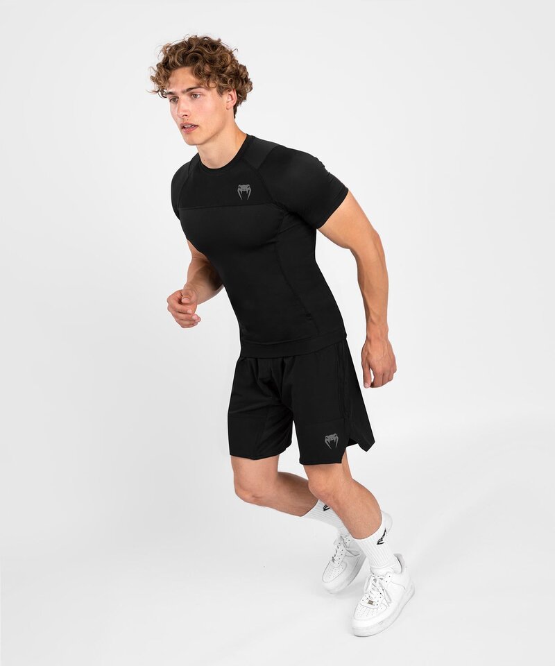 Venum Venum G-Fit Air Short Sleeves Rash Guard Black