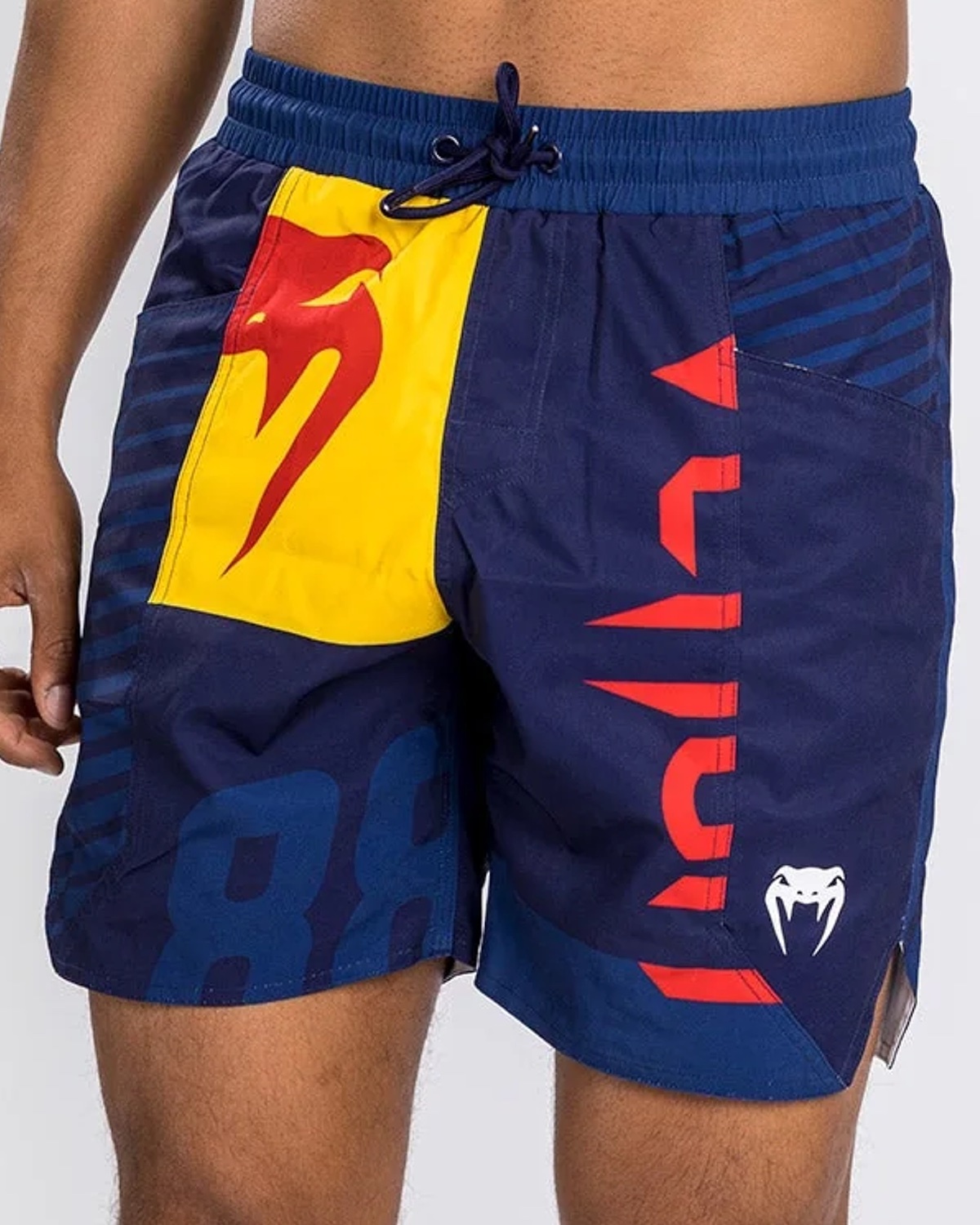 Venum Men's Tempest 2.0 Fight Shorts MMA Blue/Navy Blue 