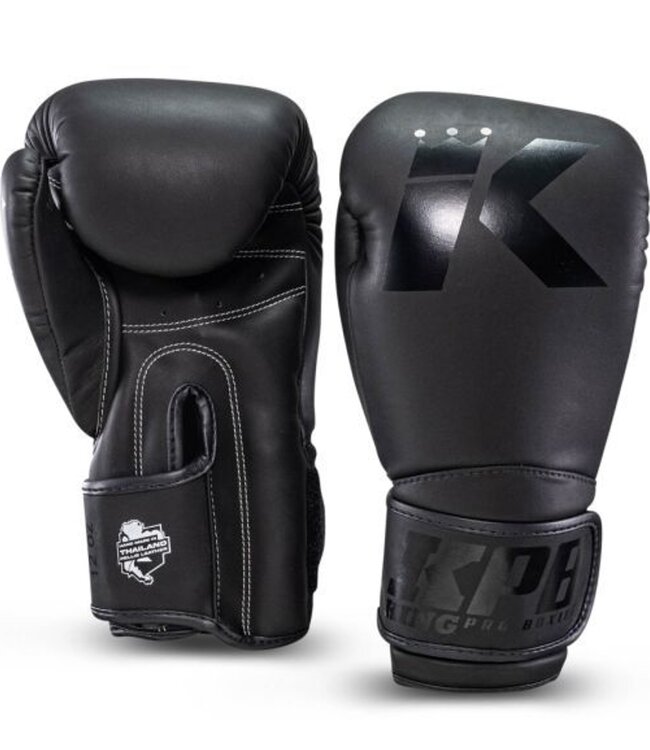 King Pro Boxing PRO/BGL-VX1 Boxhandschuhe Schwarz Schwarz