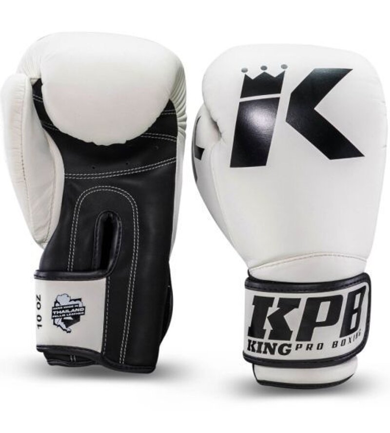 King Pro Boxing King Pro Boxing PRO/BGL-VX2 Boxing Gloves White Black