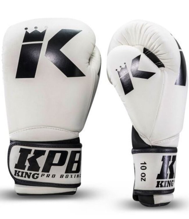 King Pro Boxing King Pro Boxing PRO/BGL-VX2 Boxing Gloves White Black