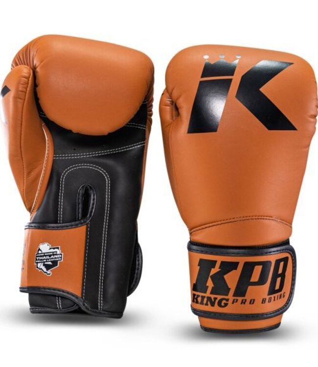 King Pro Boxing PRO/BGL-VX3 Boxhandschuhe Braun
