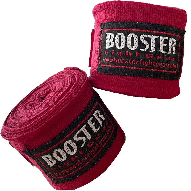 Booster BPC Kickboxing Hand Wraps 460 cm Wine Red FIGHTWEAR SHOP EUROPE