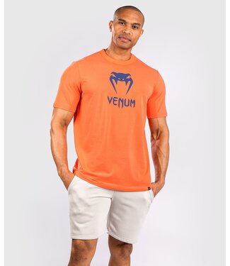 Venum Venum Classic T-shirt Katoen Oranje Marineblauw