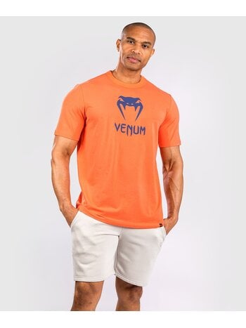 Venum Venum Classic T- Shirt Orange Navy Blue