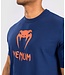 Venum Classic T- Shirt Cotton Navy Blue Orange