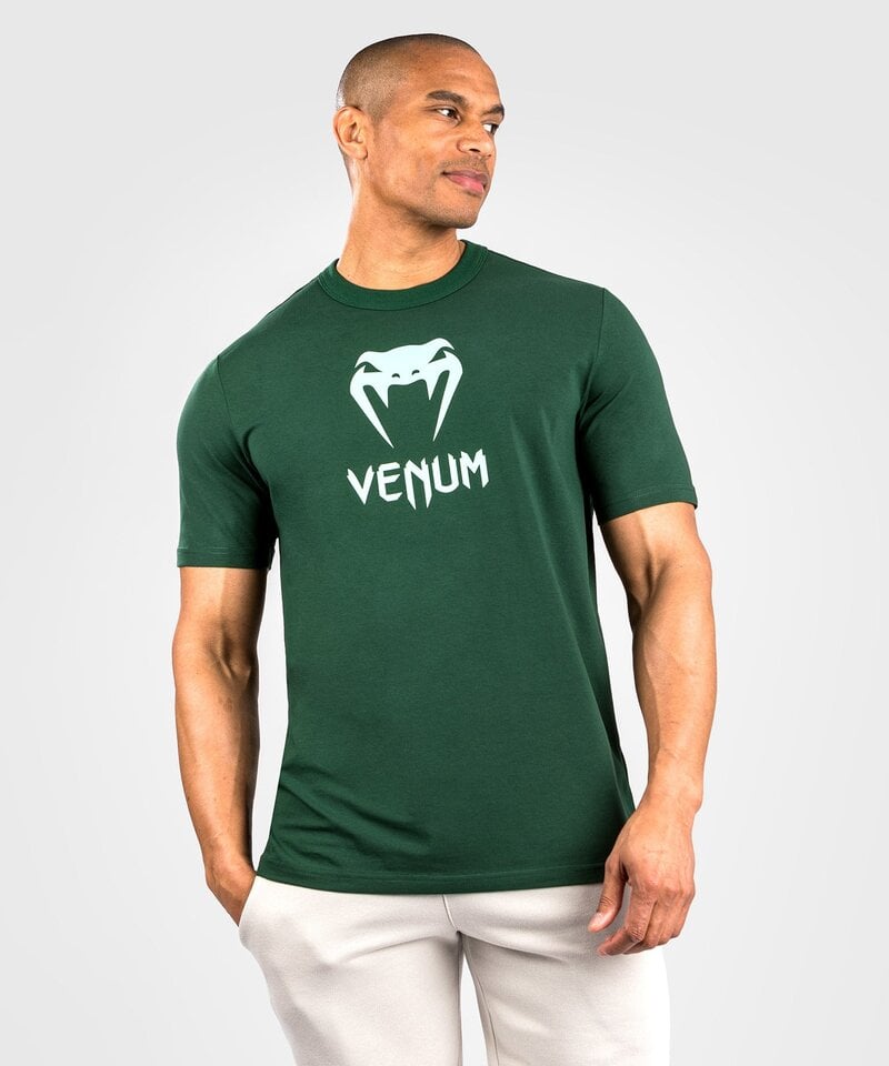 Venum Venum Classic T- Shirt Cotton Dark Green Turquoise