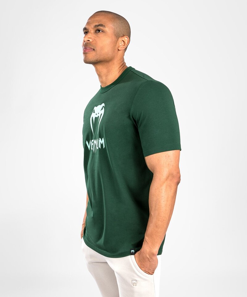 Venum Venum Classic T-shirt Katoen Donkergroen Turquoise