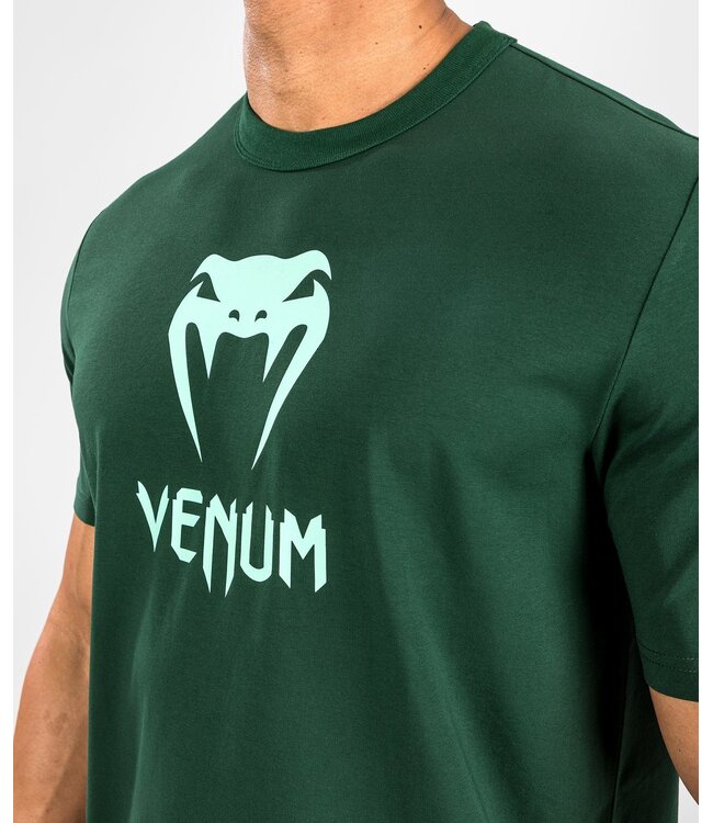 Venum Classic T- Shirt Cotton Dark Green Turquoise