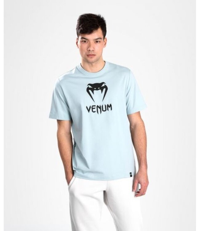 Venum Classic T-shirt Katoen Helder Water Zwart