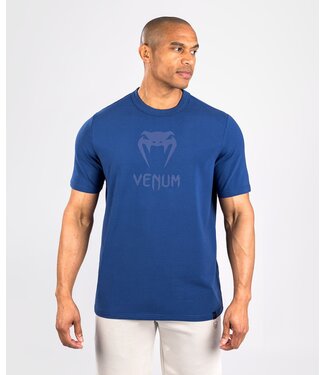 Venum Venum Classic T- Shirt Cotton Navy Blue Venum Venum Classic T- Shirt Cotton Navy Blue