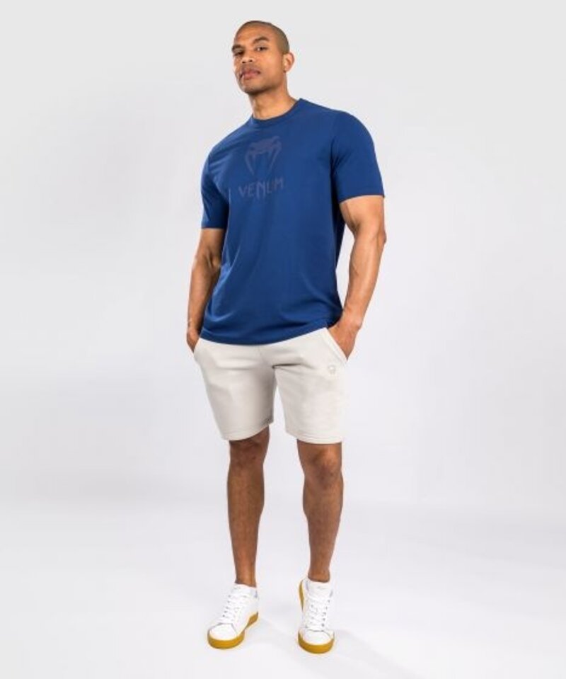 Venum Venum Classic T- Shirt Cotton Navy Blue