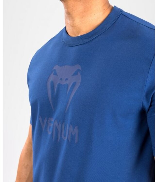 Venum Classic T- Shirt Cotton Navy Blue