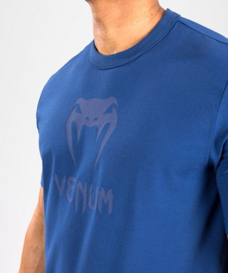 Venum Venum Classic T- Shirt Cotton Navy Blue