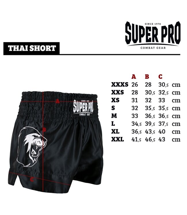 Super Pro Muay Thai Kickboxing Pants Stripes Blue White