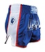 Super Pro Muay Thai Kickboxing Pants Stripes Blue White
