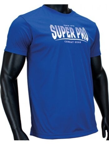 Super Pro Super Pro Dry Fit T-Shirt Stripes Blau