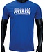 Super Pro Dry Fit T-Shirt Stripes Blauw