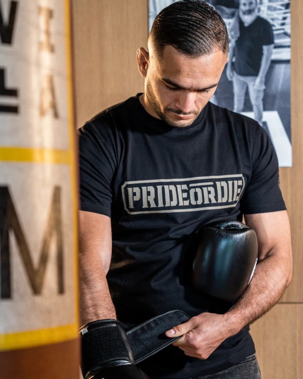 Pride or Die PRIDE or Die Cotton T-Shirt Only the Strong Black