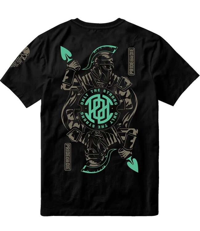 PRIDE or Die Cotton T-Shirt Only the Strong Black