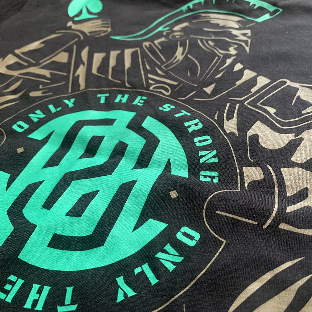 Pride or Die PRIDE or Die Cotton T-Shirt Only the Strong Black