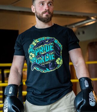 PRiDEorDiE PRIDE or Die Cotton T-Shirt "Stay Hungry" Black