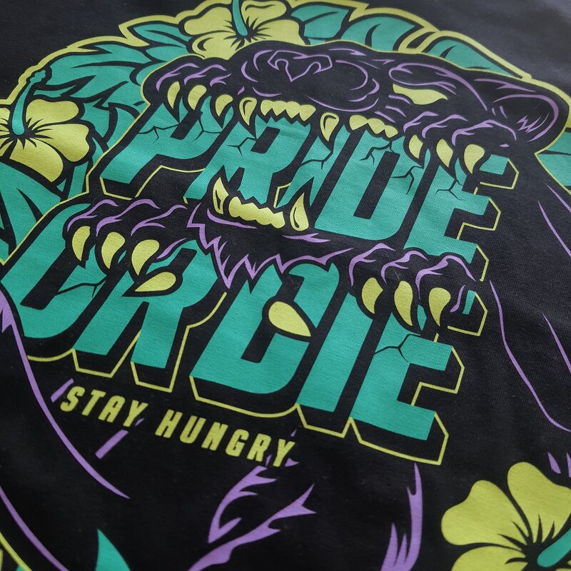 Pride or Die PRIDE or Die Baumwoll T-Shirt Stay Hungry Schwarz