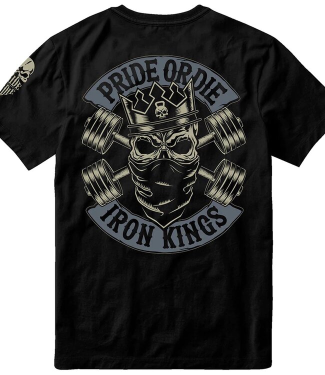 PRIDE or Die Baumwoll T-Shirt Iron Kings Schwarz