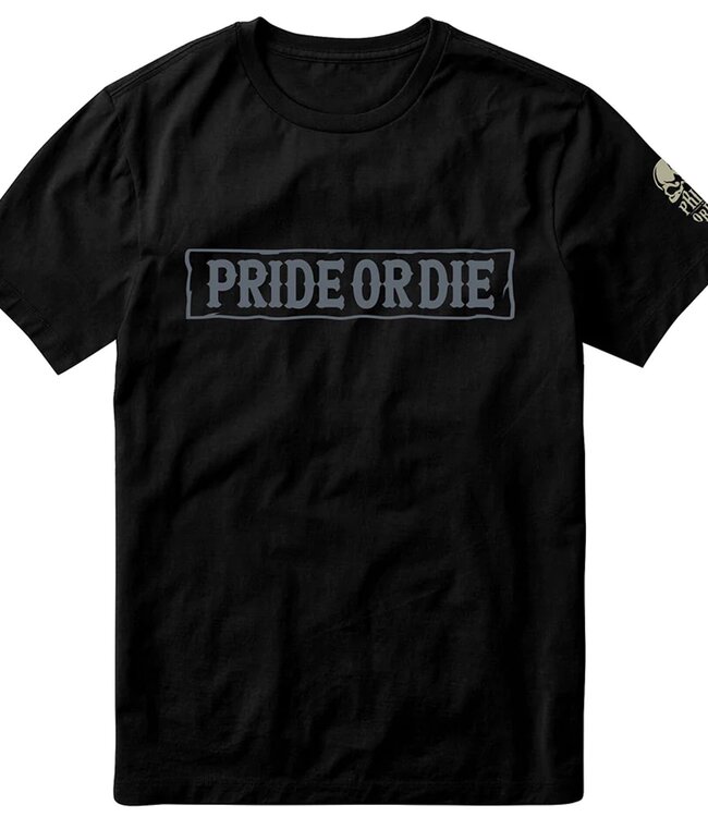 PRIDE or Die Baumwoll T-Shirt Iron Kings Schwarz